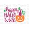 Happy Hallo Wine Halloween Bottle Label: Printable Instant Download for Spooky Sips