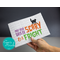 May Your Days Be Scary and a Fright Halloween Card: Printable Instant Download for Spooky Greetings