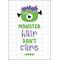 Monster Hair Don't Care Halloween Card: Printable Instant Download for Fun Halloween Greetings