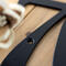 3 digit metal house number sign, in matte black powder coat.