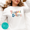 Thankful and Tipsy Thanksgiving Shirt – Fun Friendsgiving Gift for Wine Lovers