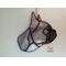 French Bulldog Ornament- gray- hanging on a wall.