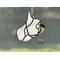French Bulldog Ornament- Gray- in direct sunlight.