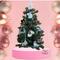 Three foot Christmas Tree featuring a Golden Retriever ornament (lower right corner).