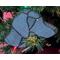 Close up of Weimaraner Ornament hanging in a Christmas Tree.
