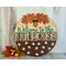 Funny fall round sign