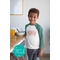 Believe Christmas 3/4-Sleeve Raglan Shirt: Perfect for Holiday Gatherings and Festive Train Rides