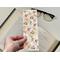 flower book mark is laminated