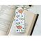 the animal bookmark is laminated