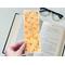 flower book mark is laminated