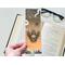 Halloween bookmark is laminated