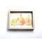 Trio of sunshine pears are hand-painted in watercolor on white, acid-free, slightly textured watercolor paper. Cute decor for a dining nook.