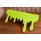close up of Slime Drip Shelf sitter, bookshelf decor, 90s Nostalgic shelf accessory, unique home decor accessory for mantel or table