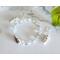 Vintage Porcelain Sterling Silver Jewelry Set