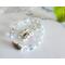 Vintage Porcelain Sterling Silver Jewelry Set