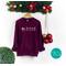 Santa Sleigh and Reindeer Sweatshirt, And to All a Good Night, Cozy Christmas Gift