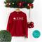 Santa Sleigh and Reindeer Sweatshirt, And to All a Good Night, Cozy Christmas Gift