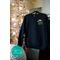 Christmas Sweatshirt Green Monogram with Santa Hat and Optional Matching Sticker - Personalized Holiday Pullover