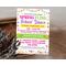 Editable Spring Fling School Dance Flyer and Ticket Bundle Template