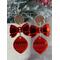 Christmas Bow and Bauble earrings