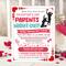 DIY Valentine's Day Flyer Editable Template for Parent's Date Night, PTA PTO School Fundraiser Event