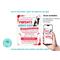 DIY Valentine's Day Flyer Editable Template for Parent's Date Night, PTA PTO School Fundraiser Event