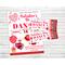 Customizable Valentine's Day School Dance Flyer and Ticket Bundle Template