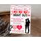 Editable Valentine's Day Flyer Template for Parent's Night Out
