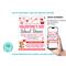Editable School Heart Day Valentine's Dance Flyer Template