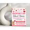 Editable School Heart Day Valentine's Dance Flyer Template