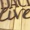 Close up of copper vein powder coat on our Dachshund metal sign.