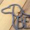 Close up of silver vein powder coat on our Dachshund metal wall art.
