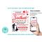 Editable Valentine's Day Daddy Daughter Sweetheart Dance Flyer