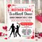Customizable Mother Son Valentine's Dance Flyer Template