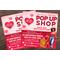 Editable Valentine's Day Pop-Up Shop Flyer