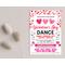 Editable Valentine's School Dance Invitation Flyer Template