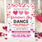 Editable Valentine's School Dance Invitation Flyer Template
