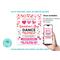 Editable Valentine's School Dance Invitation Flyer Template