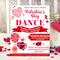DIY Valentine's Day Sweetheart Dance Flyer Template
