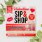 DIY Valentine’s Day Boutique Event Pop-Up Shop Flyer