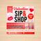 DIY Valentine’s Day Boutique Event Pop-Up Shop Flyer