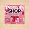 Customizable Valentine’s Day Retail Event Pop-Up Shop Flyer