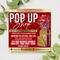 DIY Valentine’s Pop-Up Shop Boutique Sale Invitation Flyer