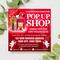 Editable Valentine’s Day Sip and Shop Flyer Invite Template
