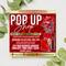 Customizable Valentine’s Day Boutique Sale Pop-Up Shop Flyer