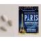 Editable School Dance A Night in Paris Prom Flyer Template