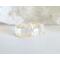 Light Gold Leaf Teardrop Pendant for Jewelry or Keychain Making