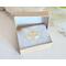 Light Gold Leaf Teardrop Pendant for Jewelry or Keychain Making