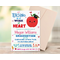 Editable Teaching is a Work of Heart Teacher Graduation Invitation Template