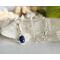 Blue Sapphire Sterling Silver Necklace